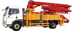 How to deal with tube plugging of concrete pump truck 1